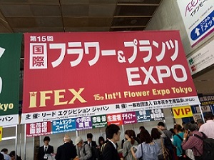 ifex 15th int'l hoa expo tokyo, nhật bản